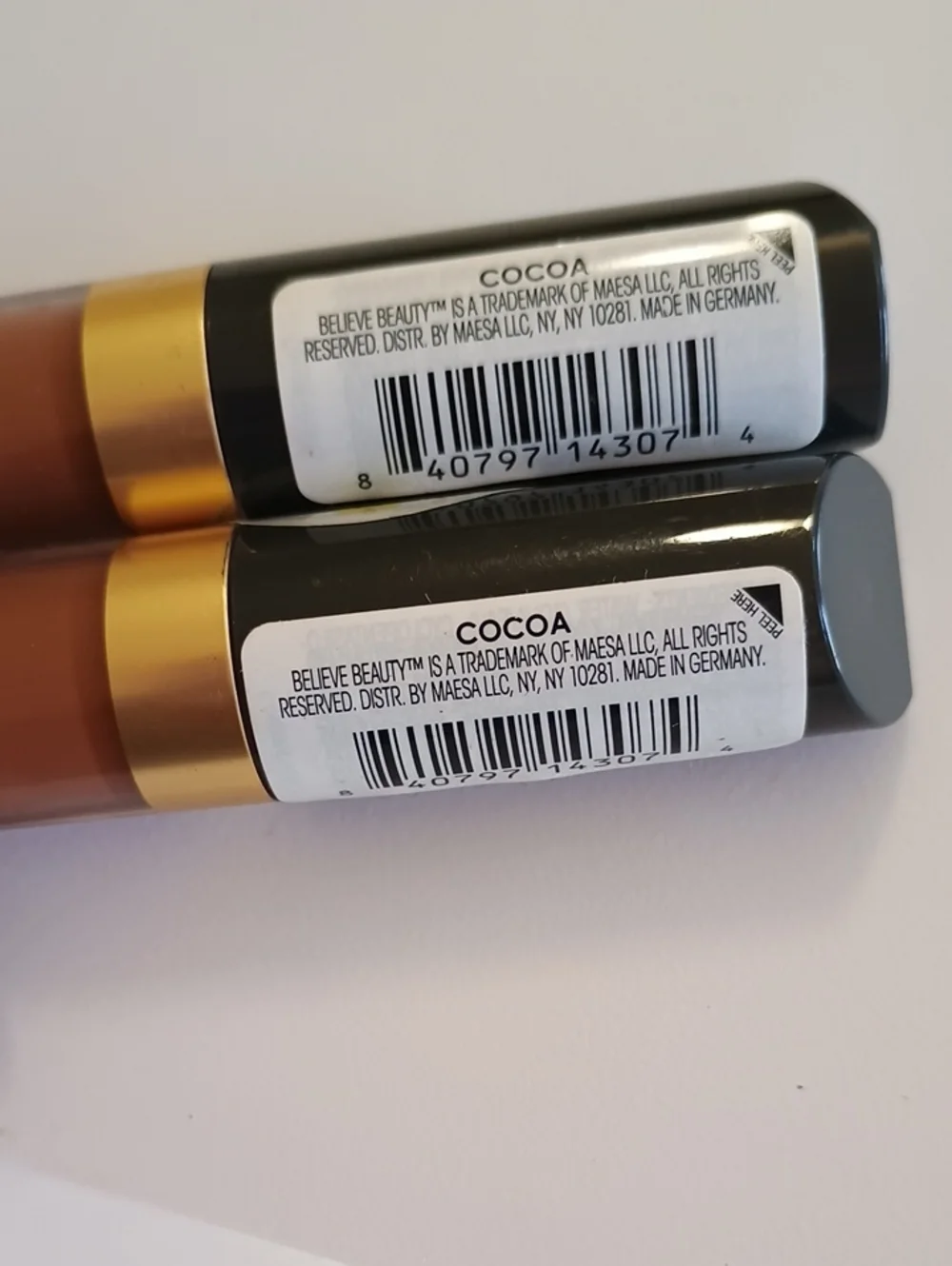 2 x Believe Beauty You're Covered Liquid Concealer Cocoa